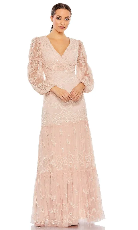 women's ruffle dressesMac Duggal 9197 - Conservative Gown