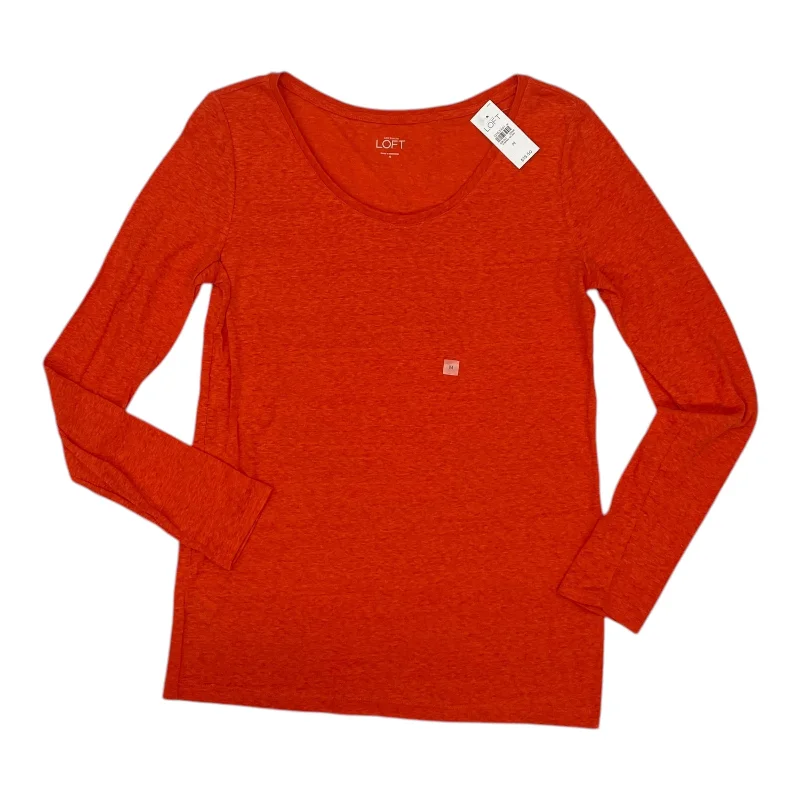 women's tops for date nightsTop Ls By Loft In Orange, Size:M