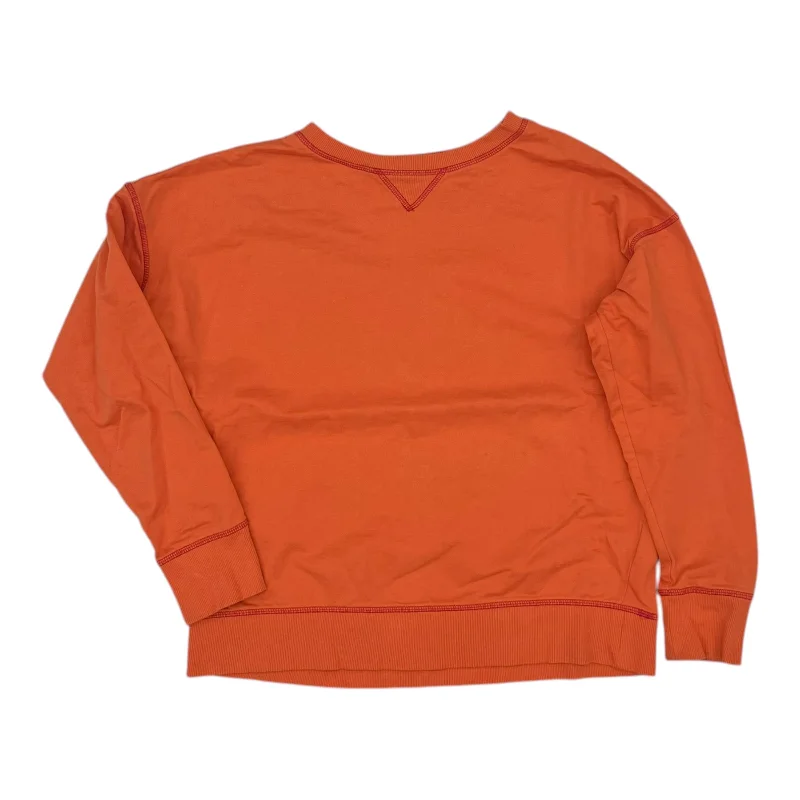 women's tops with ruffled hemsTop Ls By Clothes Mentor In Orange, Size:S