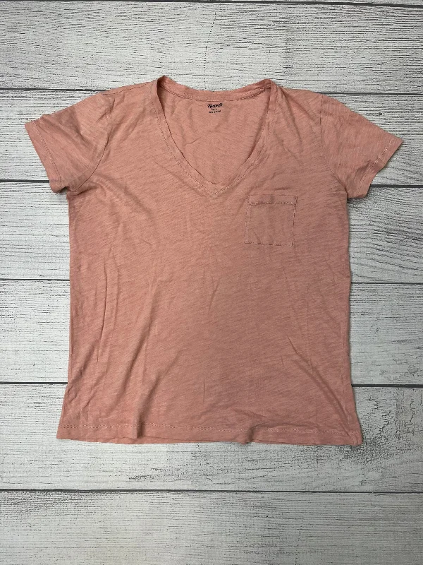 women's T-shirts with neon colorsTop Short Sleeve By Madewell  Size: S