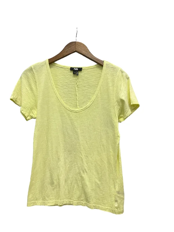 women's T-shirts with short sleevesTop Short Sleeve Basic By Paige  Size: Xs