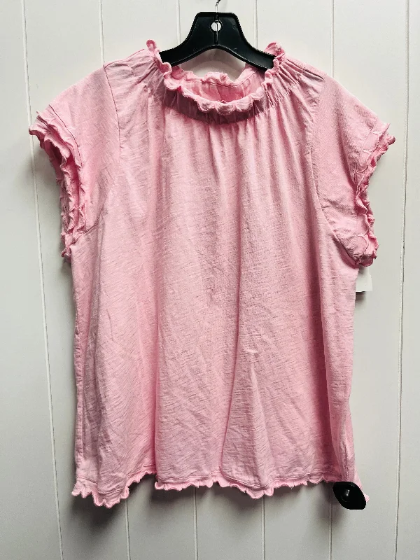 affordable women's T-shirtsTop Short Sleeve By Crown And Ivy  Size: Xl