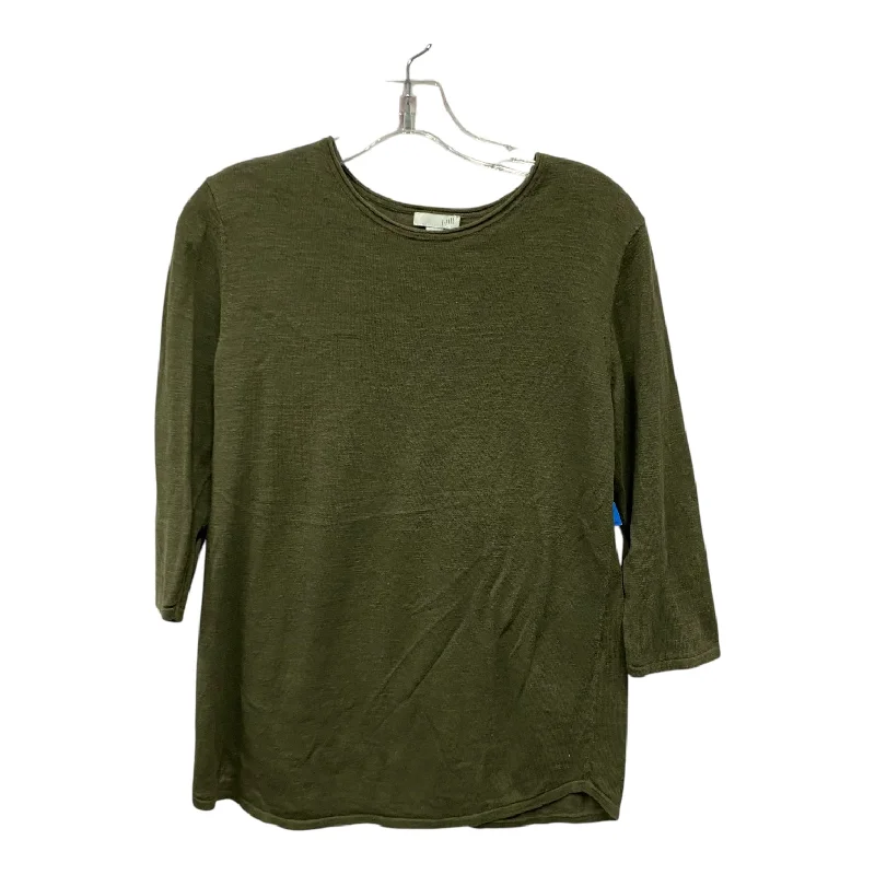 women's tops for those who want to make a fashion statementTop Ls By J. Jill In Green, Size:S