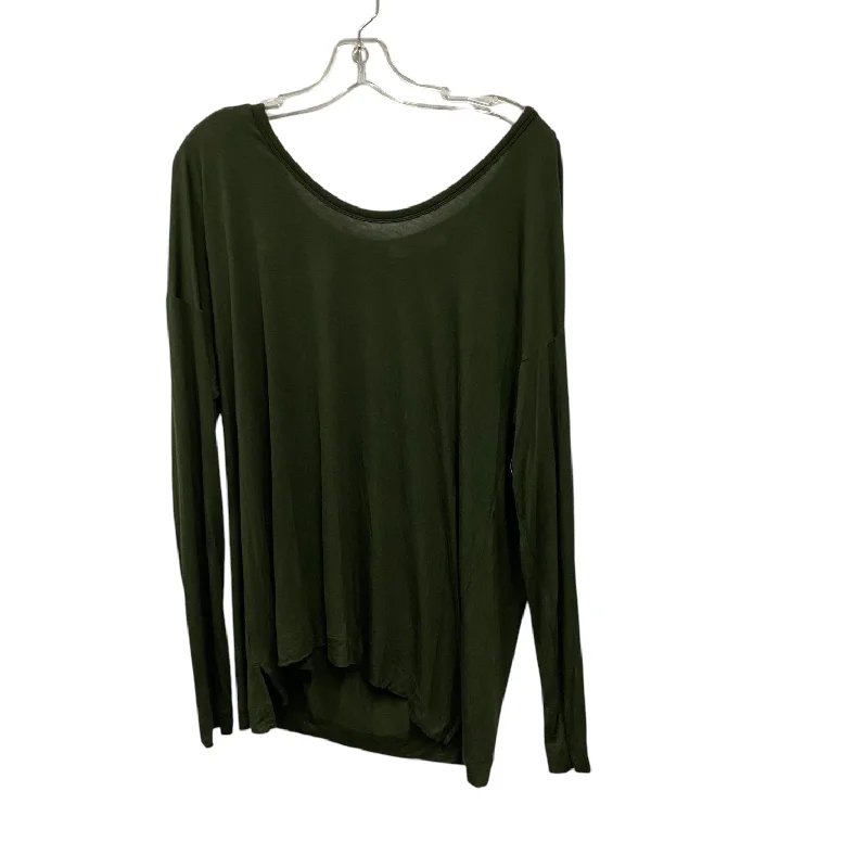 women's tops for those who love to experiment with fashionTop Ls By Loft In Green, Size:Xl