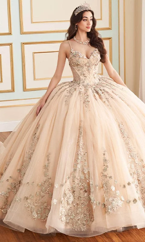 women's evening dressesPrincesa by Ariana Vara PR30182 - Sweetheart Rhinestone Embellished Ball Gown