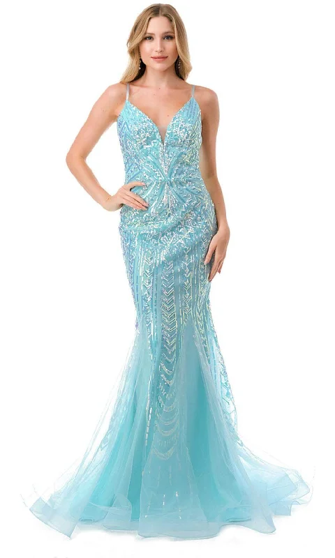 women's ethical fashion dressesTrevi Collection L2816J - Sleeveless Mermaid Gown