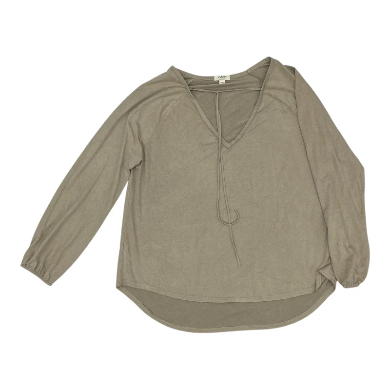 women's tops for those who value both quality and affordabilityTop Ls By Dylan In Brown, Size:Xs