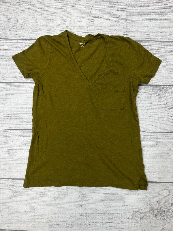 women's T-shirts with stretchable fabricTop Short Sleeve By Madewell  Size: Xs