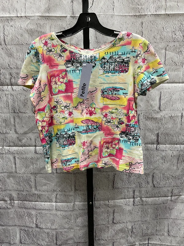 women's T-shirts with unique designsTop Short Sleeve By Christopher And Banks  Size: Petite  M