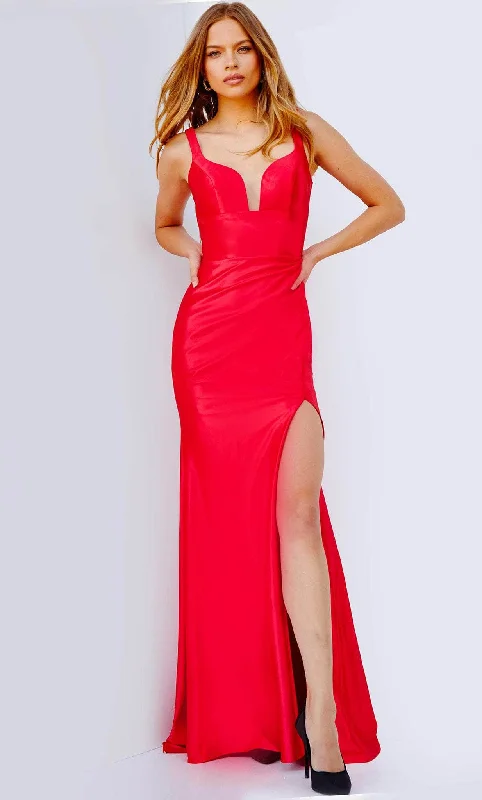 women's bow dressesJVN by Jovani JVN24198 - Lace-Up Gown