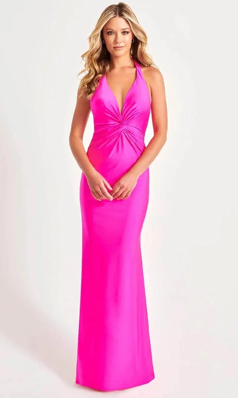 women's pastel dressesFaviana 11014 - Backless Gown