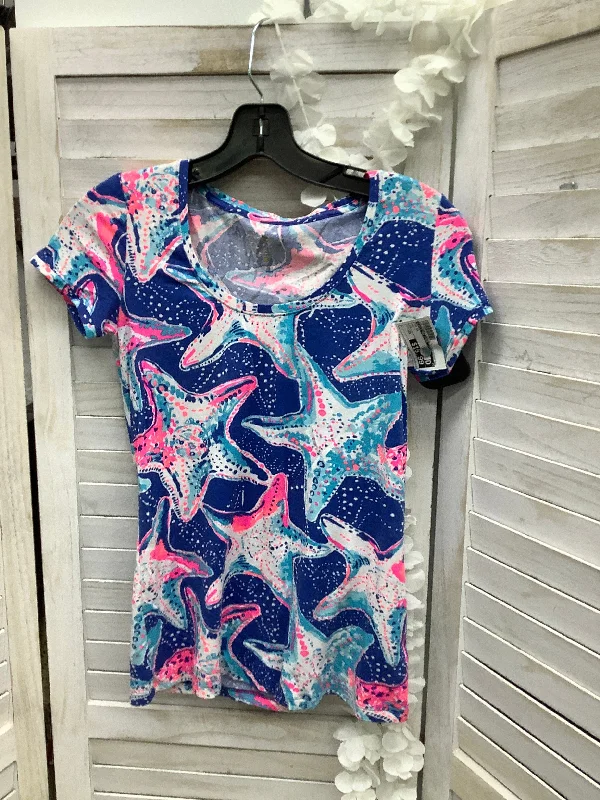 women's T-shirts made of linenTop Short Sleeve By Lilly Pulitzer  Size: Xxs