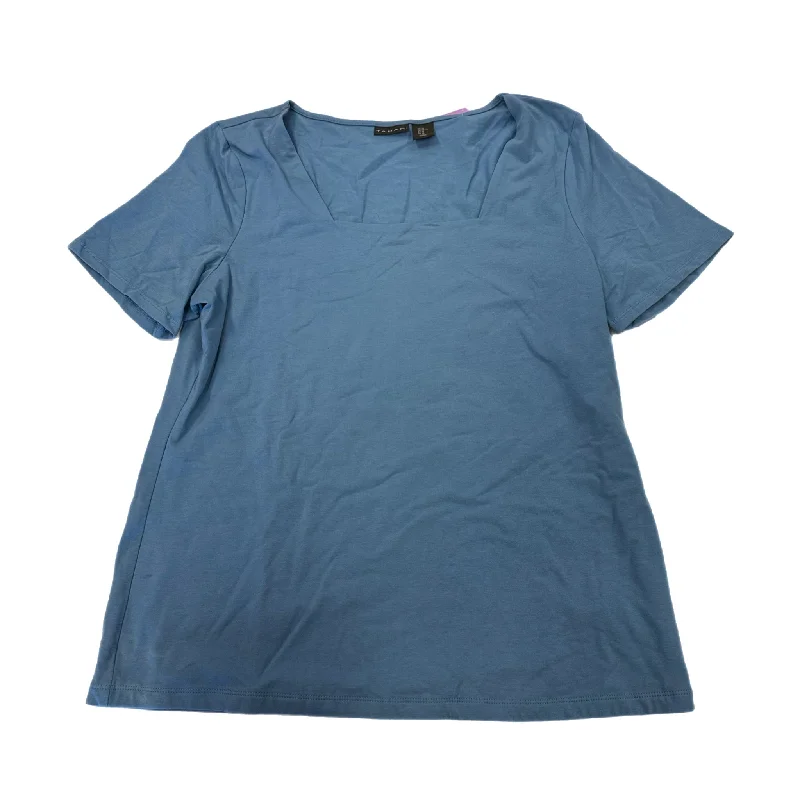 women's T-shirts with short torso lengthsTop Short Sleeve Basic By Tahari  Size: Xl