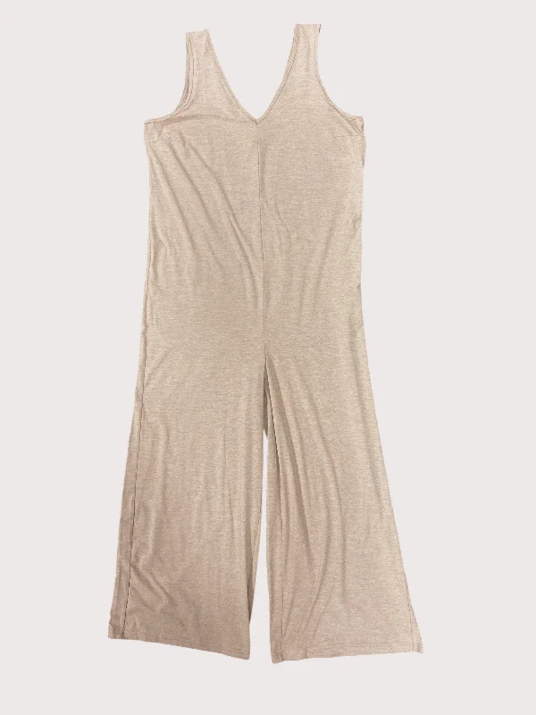 women's jumpsuits for easy dressingJumpsuit By Varley In Tan, Size: L