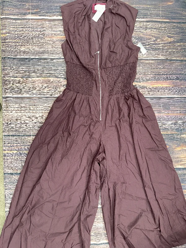 women's jumpsuits for breathable wearJumpsuit By Anthropologie In Purple, Size: M