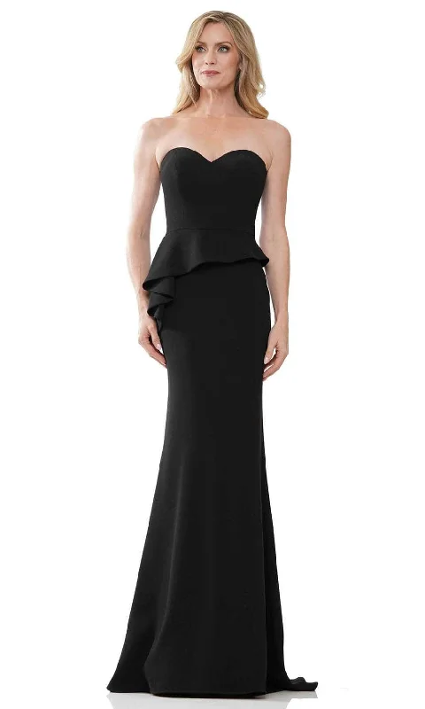 women's vacation dressesRina Di Montella RD2948 - Sweetheart Peplum Evening Gown