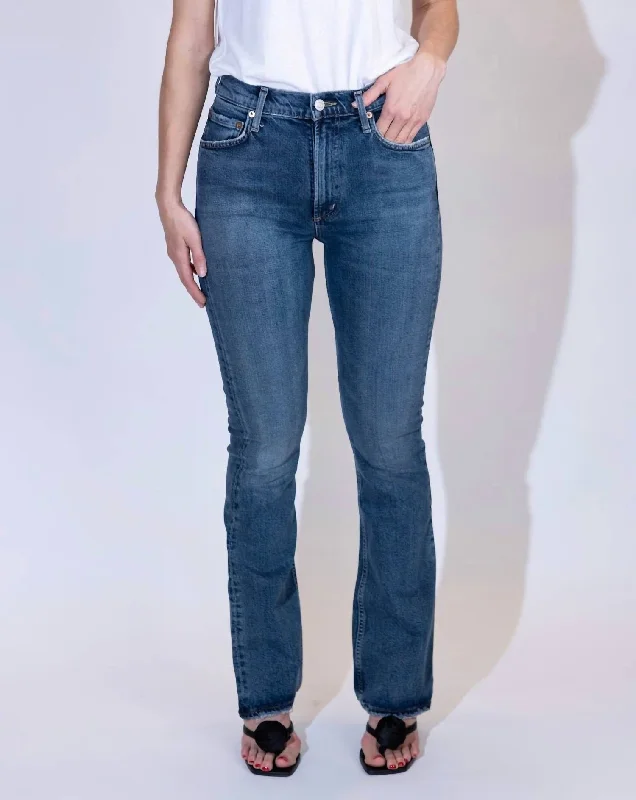 women's denim jeans with rhinestonesNico Boot Jean In Captivate