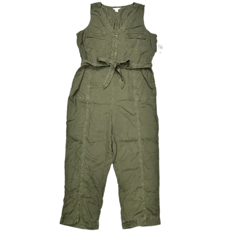 women's jumpsuits for breathable wearJumpsuit By Caslon In Green, Size: Xxl