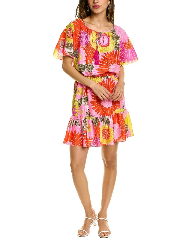 women's curve-hugging dressesTrina Turk Mahalo Silk Mini Dress