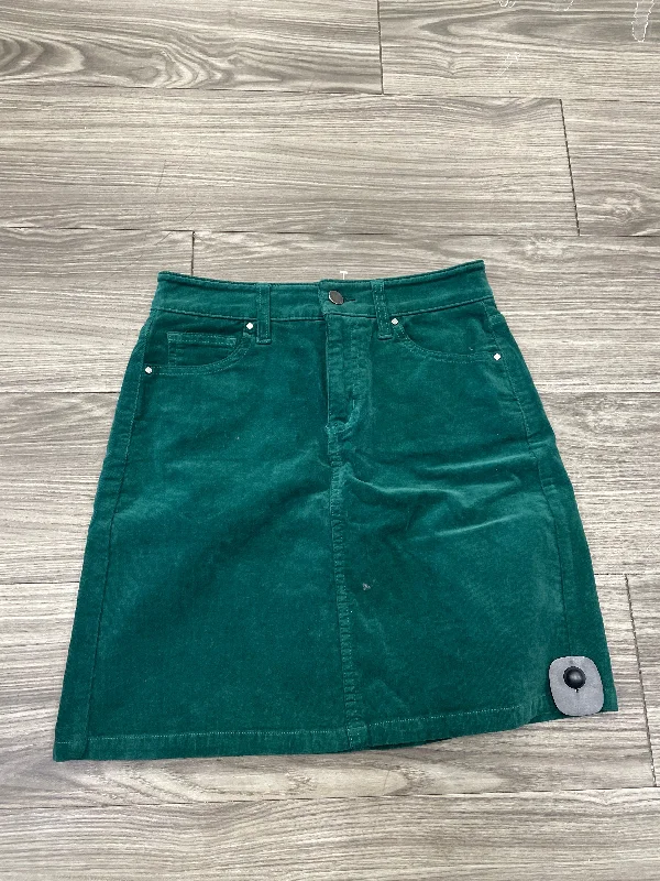 women's polyester skirtsSkirt Mini & Short By Market & Spruce In Green, Size: 2