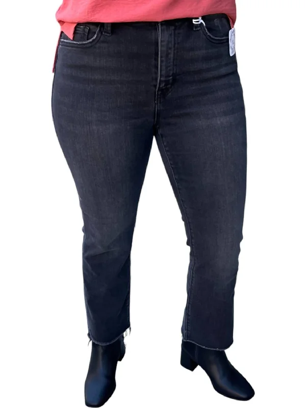 women's denim jeans for formal eventsVervet High Rise Straight Jeans In Black