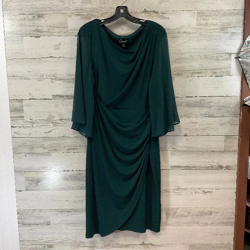 women's spaghetti strap dressesDress Party Midi By Connected Apparel In Green, Size: L