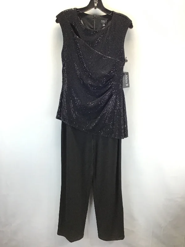 women's jumpsuits with metallic finishesJumpsuit By Clothes Mentor In Black, Size: M