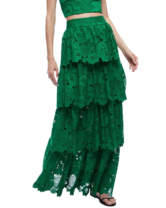 women's formal tiered skirtsalice + olivia Jia Tiered Ruffle Maxi Skirt