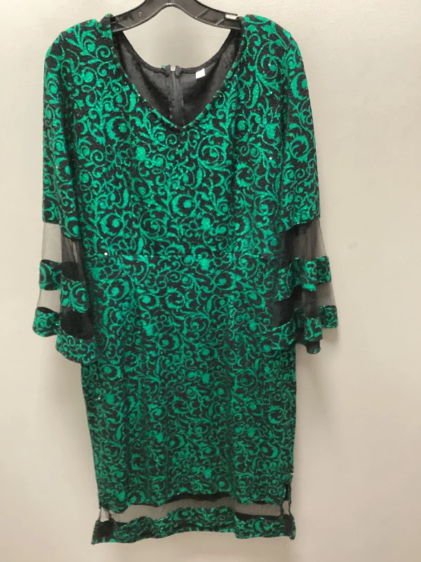 women's easy-to-wear dressesDress Party Midi By Cme In Green, Size: Xl