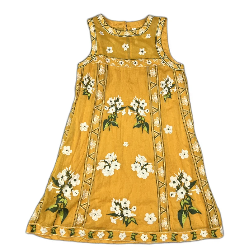 women's prom dressesDress Casual Midi By Anthropologie In Yellow, Size: M