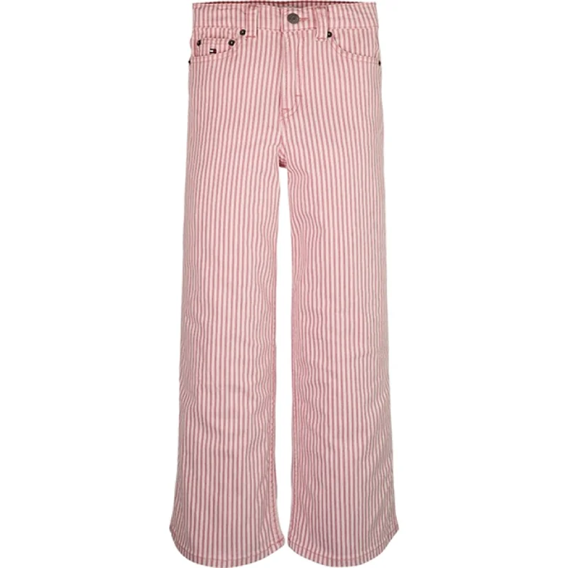 women's capri denim jeansTommy Hilfiger Mabel Railroad Stripe Jeans Pinkstripe