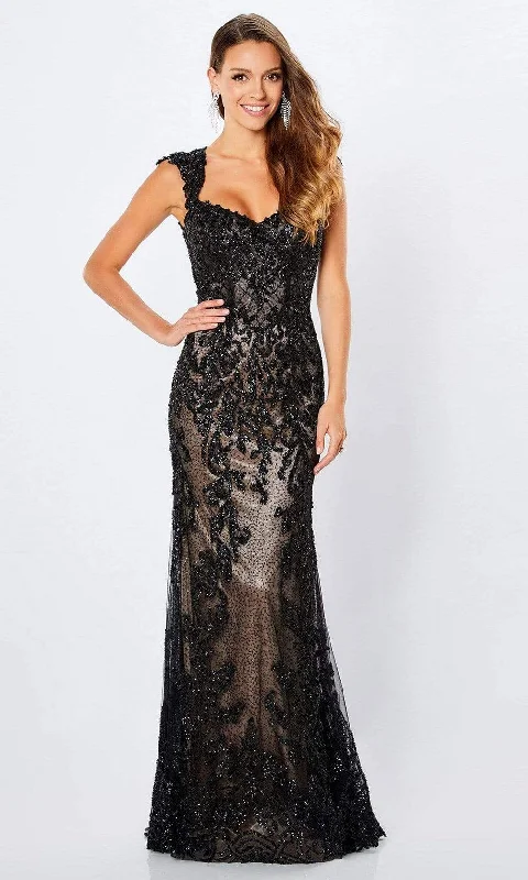 women's casual dressesMontage by Mon Cheri - 221973 Queen Anne Evening Gown