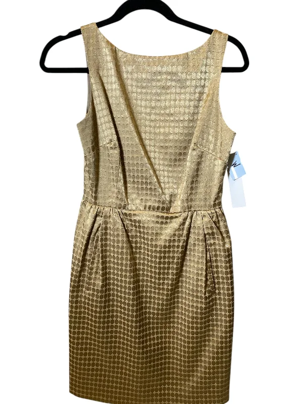 women's sustainable dressesDress Casual Midi By Michael By Michael Kors In Gold, Size: S