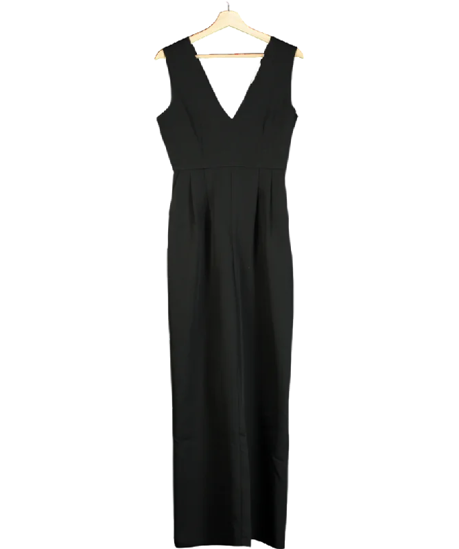 women's jumpsuits with zippersNext Black Bow Back Detail Jumpsuit UK 6