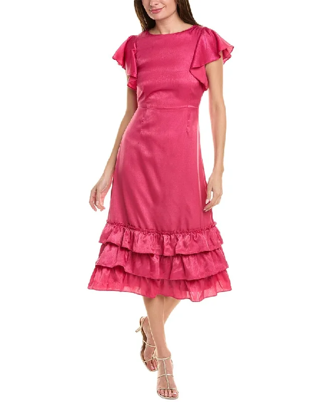 women's cocktail dressesRachel Parcell Tiered Midi Dress