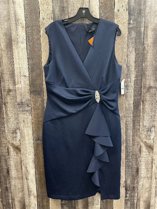 women's sheath dressesDress Party Midi By Jessica Howard In Navy, Size: L