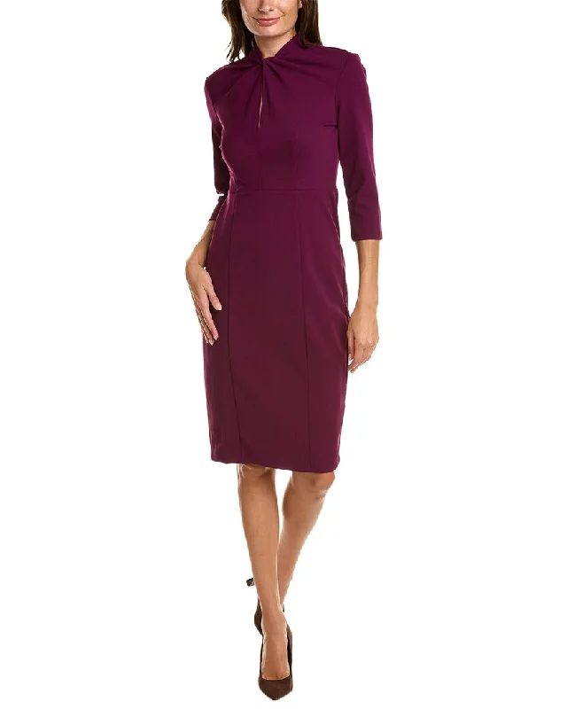 women's pear-shaped body dressesDonna Morgan Midi Dress