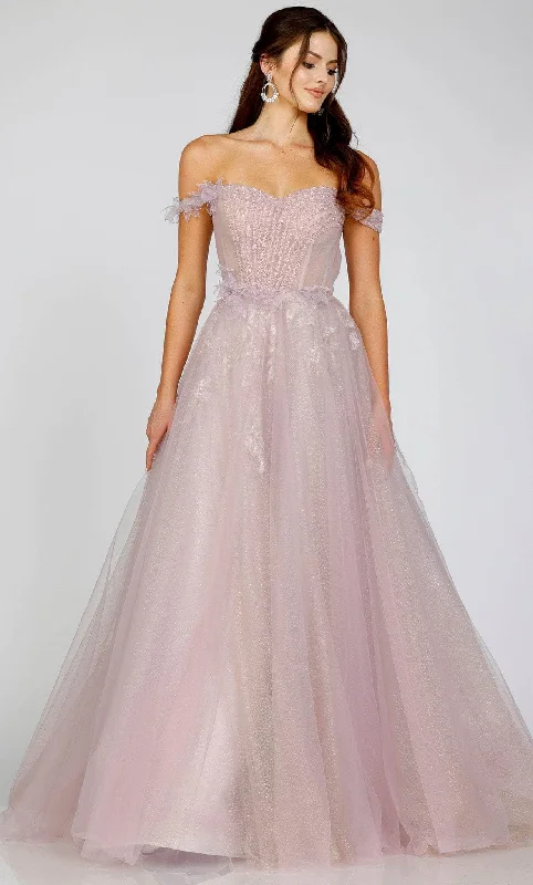 women's limited-edition dressesTerani Couture 231E0520 - Off Shoulder Tulle Evening Gown