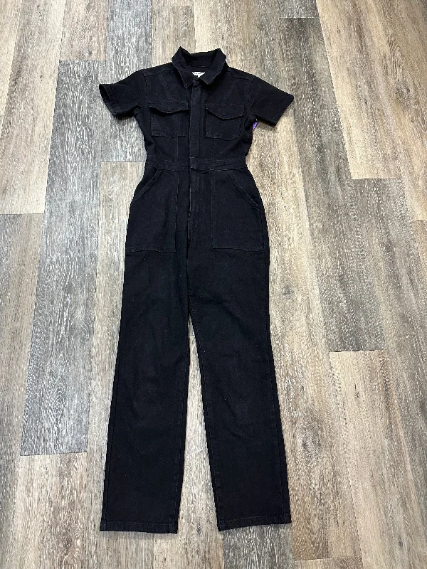 women's jumpsuits for stylish and functional fashionJumpsuit By Good American In Black Denim, Size: S