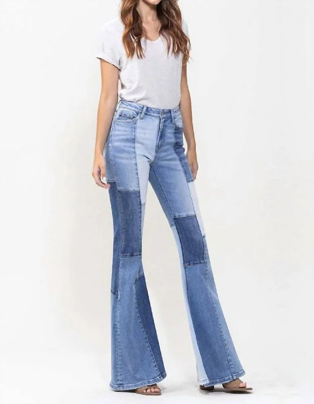 women's high-ankle denim jeansDaisy High Rise Flare In Blue