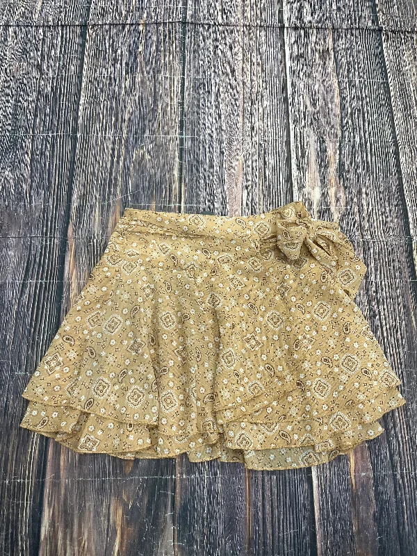 women's solid-color skirtsSkirt Mini & Short By Aerie In Tan, Size: Xs