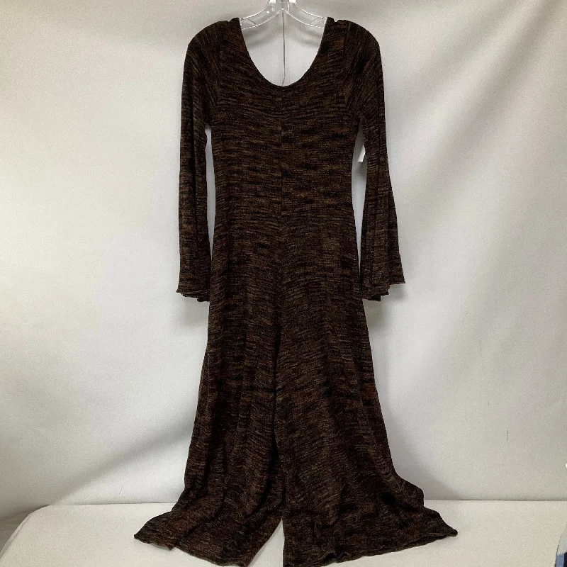 women's jumpsuits for curve-hugging stylesJumpsuit By Free People In Brown, Size: S