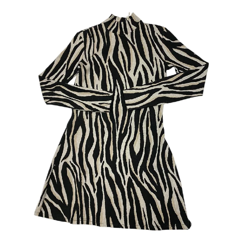 women's midi dressesDress Casual Midi By Zara In Zebra Print, Size: S