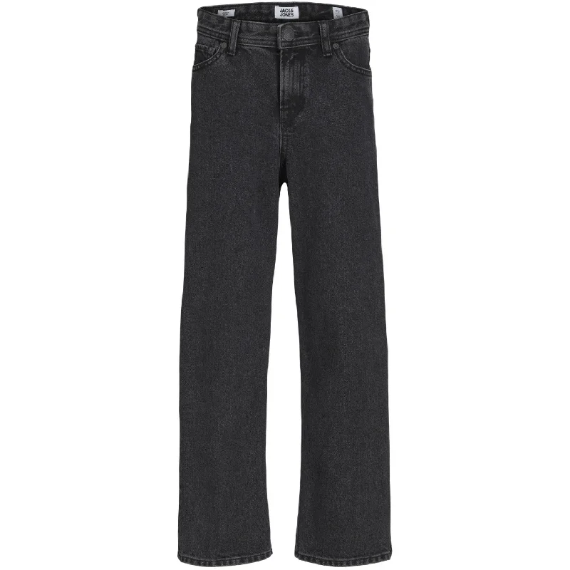 women's denim jeans with animal printsJack & Jones Junior Black Denim Alex Original Mf 823 Jeans Noos