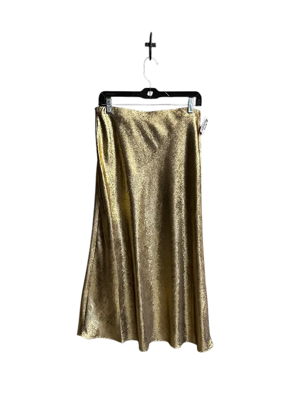 women's fall maxi skirtsSkirt Midi By Loft In Gold, Size: 6