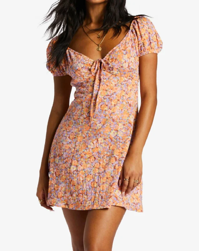 women's easy-to-wear dressesDream Girl Mini Dress In Multi