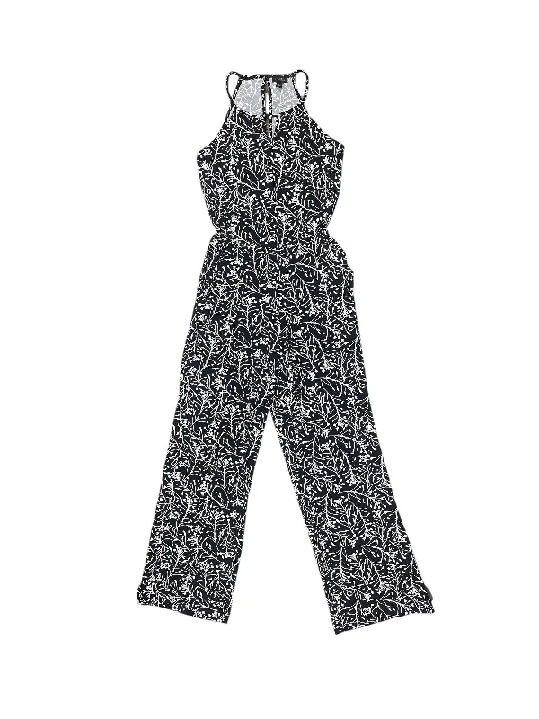 women's jumpsuits made of cottonJumpsuit By Gold Ray In Black & White, Size: S