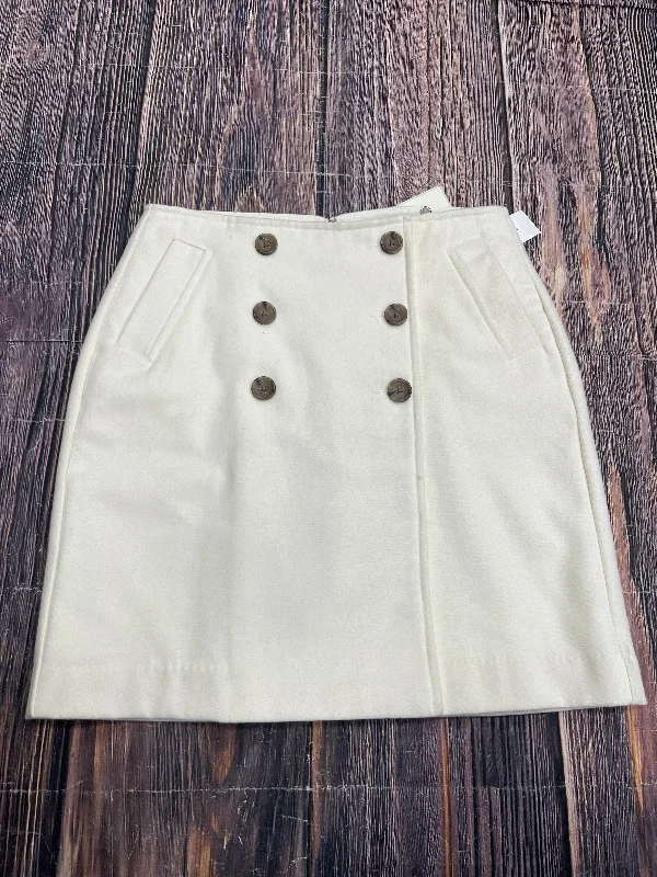 women's velvet mini skirtsSkirt Mini & Short By Banana Republic In Cream, Size: 2