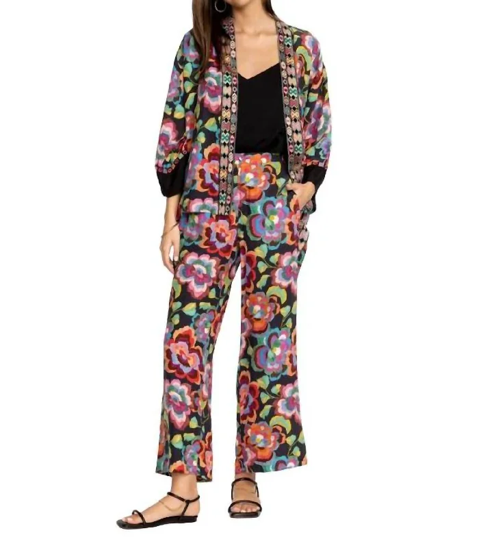 women's sophisticated pantsCalanthe Effortless Pant In Multi