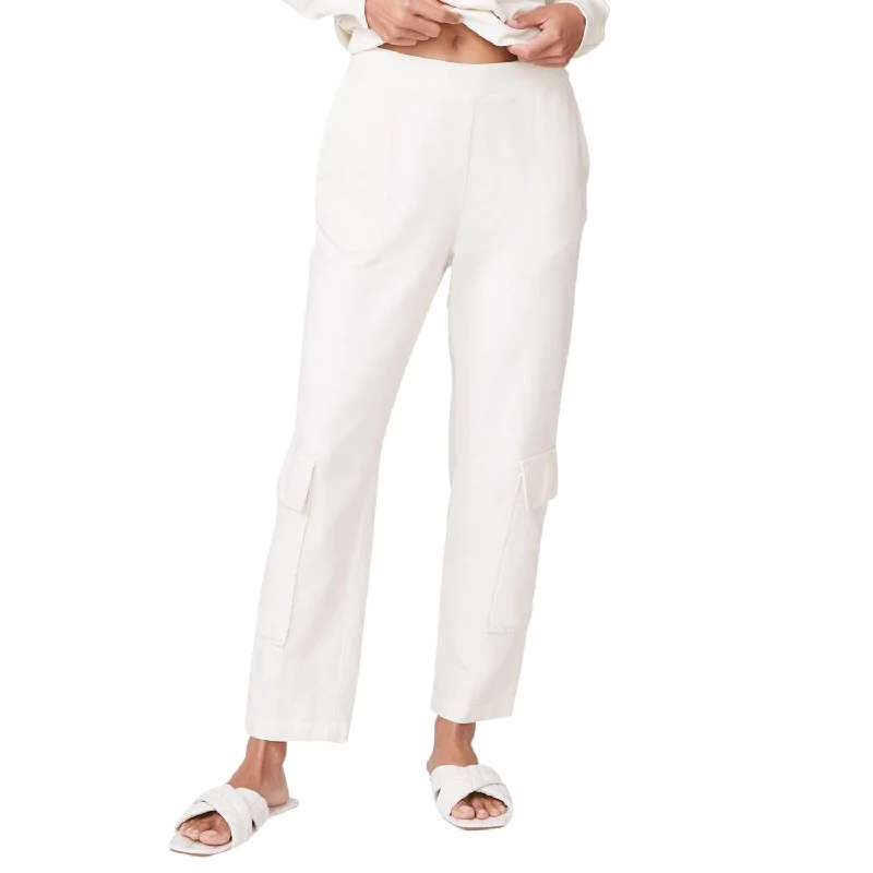 women's clubbing pantsCargo Pants In Buttercream